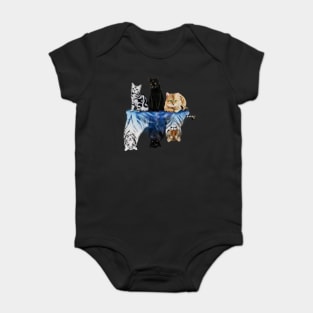 Cats and Big Cats Motivational Motivational Baby Bodysuit